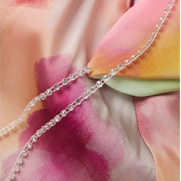 Aidan by Aidan Mattox  Long Evening Dress Gown 8 - Picture 4 of 5